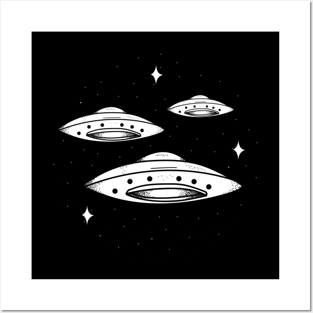 UFOs Wall Art by Migzy